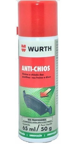 Anti Chios Protetor Pastilhas de Freios Wurth 300ml
