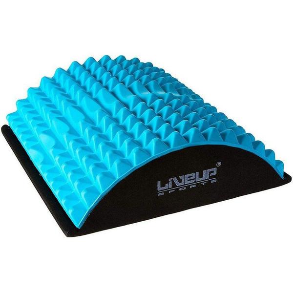 Apoio Abdominal Cross LIVEUP LS3363 AB Board Exercício Funcional Azul