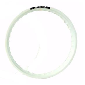 Aro Fabreck Roda 215X18 Traseiro Aluminio Branco 75095