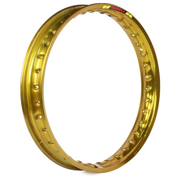 Aro Fabreck Roda 160x18 Dianteiro Aluminio Dourado