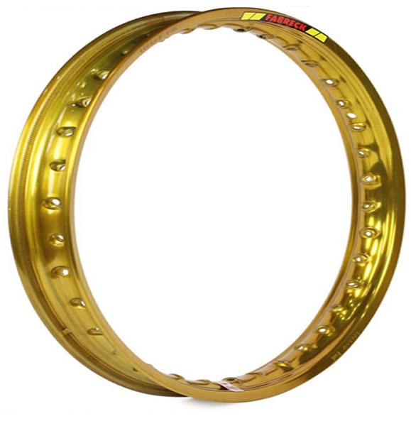 Aro Fabreck Roda 215x17 Traseiro Aluminio Dourado