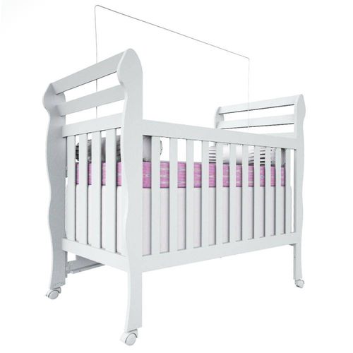 Berço Mini Cama Carolina Baby Bella - Branco