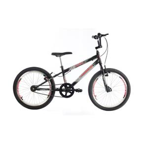 Bicicleta 20" Juvenil BMX Noxx Cross Preta Track Bikes