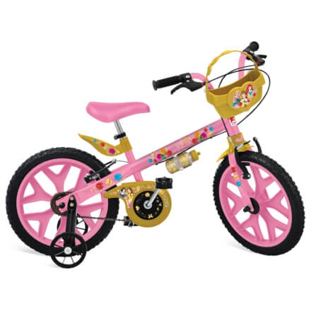 Bicicleta ARO 16 Infantil Princesas Disney Bandeirante - Brinquedos Bandeirante