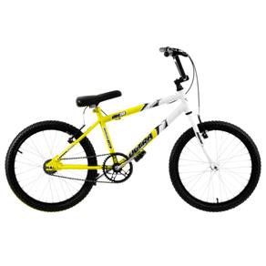 Bicicleta Aro 20 Bicolor Pro Tork Ultra - Amarela e Branca