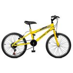 Bicicleta Aro 20 Ciclone Plus 7 Marchas Aro 20 Amarelo Master Bike