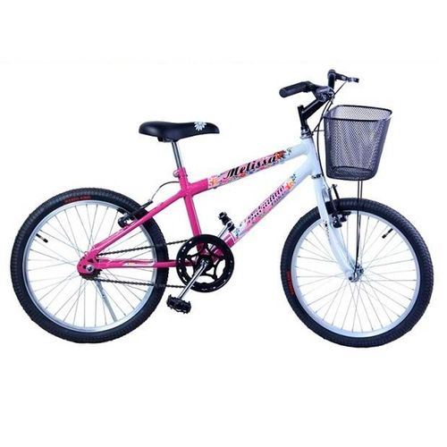 Bicicleta Aro 20 Dalannio Bike F Melissa Pink com Branco