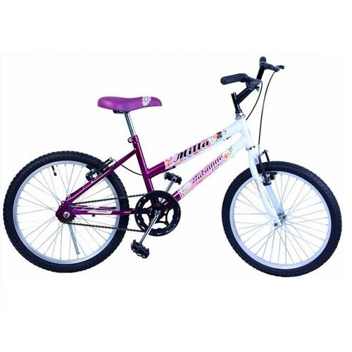 Bicicleta Aro 20 Dalannio Bike F Milla Violeta com Branco