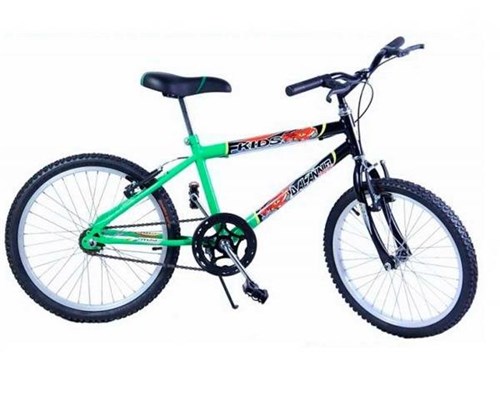 Bicicleta Aro 20 Dalannio Bike M Kids Verde com Preto