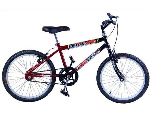 Bicicleta Aro 20 Dalannio Bike M Kids Vermelho com Preto