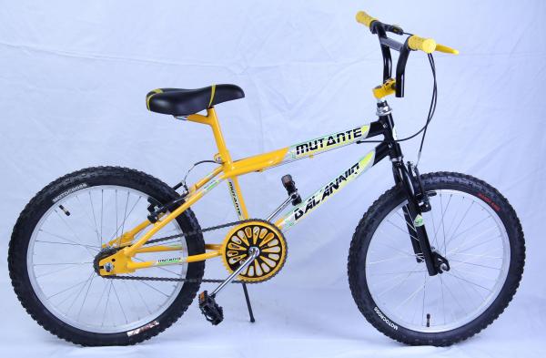 Bicicleta Aro 20 M. Mutante Amarelo C/ Preto Dalannio Bike