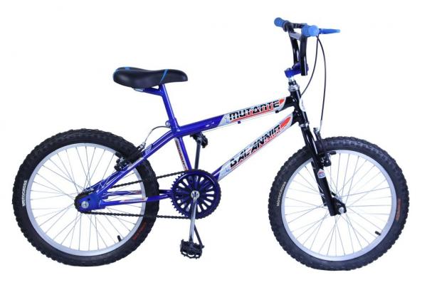 Bicicleta Aro 20 M. Mutante Azul C/ Preto Dalannio Bike