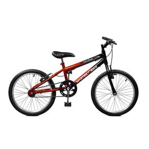 Bicicleta Aro 20 Masculina Ciclone Vermelho com Preto Master Bike Sem Marchas