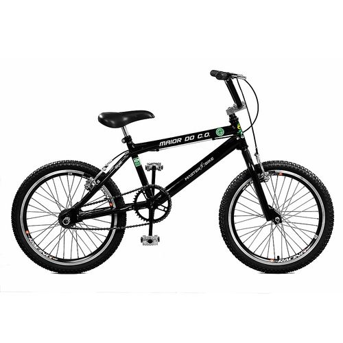 Bicicleta Aro 20 Masculina Goiás E. C. Maior do Centro Oeste A-36 Preto - Master Bike