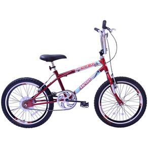 Bicicleta Aro 20 Mega Bike Free Style, Preta/Vermelha