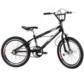 Bicicleta Aro 20 Track & Bikes FS360 com Freios V-Brake - Preta