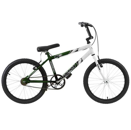 Bicicleta Aro 20 Verde e Branca Bicolor Pro Tork Ultra Bikes