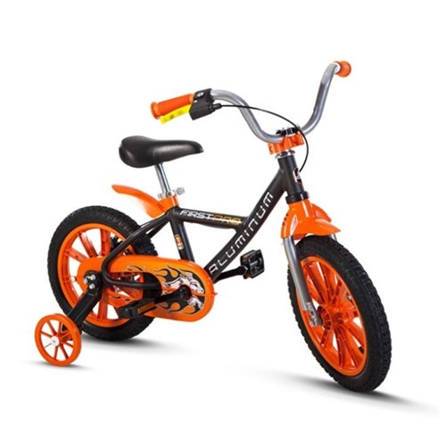 Bicicleta Aro 14 First Pro Laranja - Nathor