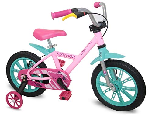 Bicicleta Aro 14 First Pro Rosa, Nathor