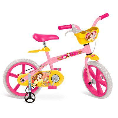 Bicicleta Aro 14 Princesas Disney 2195 Bandeirante