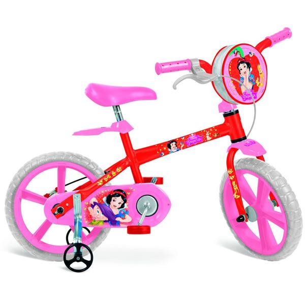 Bicicleta Aro 14 - Princesas Disney - Branca de Neve - Bandeirante