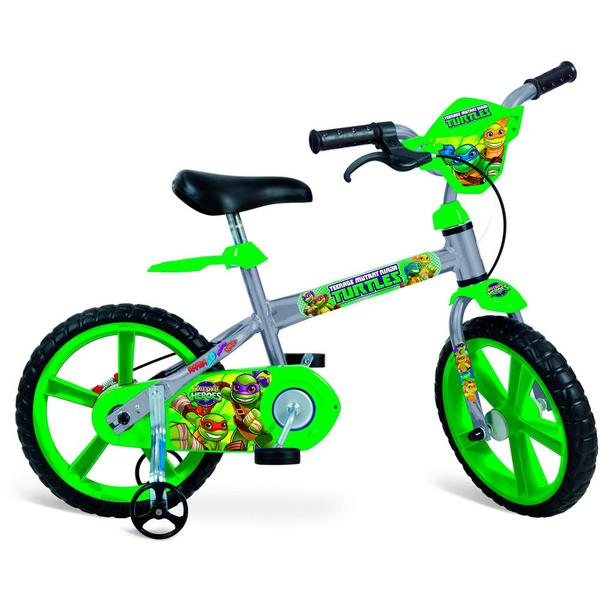 Bicicleta Aro 14 - Tartarugas Ninja - Bandeirante