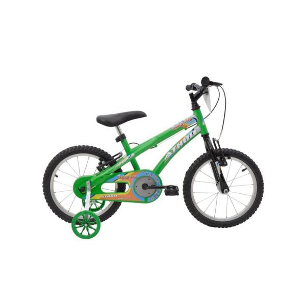 Bicicleta Aro 16 Baby Boy Masculino Verde - Athor