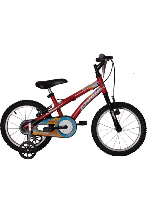 Bicicleta Aro 16 Baby Boy Vermelha Athor Bikes
