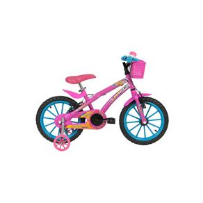 Bicicleta Aro 16 Baby Top Lux Feminina C/ Kit Athor Bike