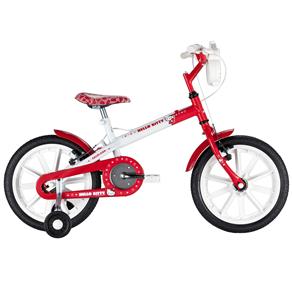 Bicicleta Aro 16 Caloi Hello Kitty - Vermelha/Branca