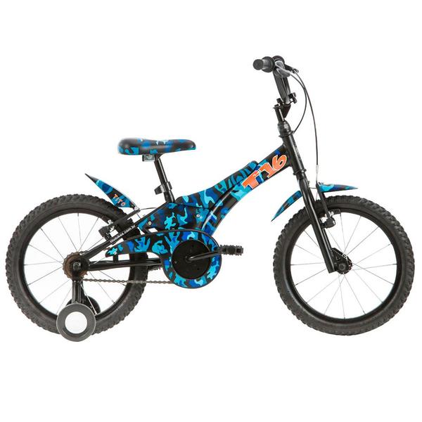 Bicicleta ARO 16 - Camuflada - Azul - Tito Bikes