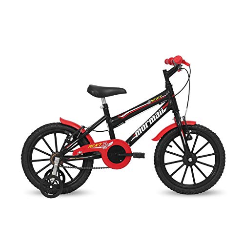 Bicicleta Aro 16 Infantil Masculina Next Preto Brilhante Mormaii