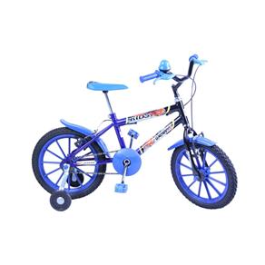 Bicicleta Aro 16 M. Kids Azul/Preto C/ Ac Azul Dalannio Bike