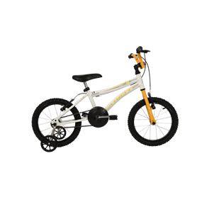 Bicicleta Aro 16 Masculina Atx Branca/Amarela - Athor