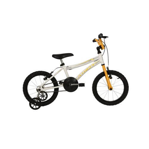 Bicicleta Aro 16 Masculina Atx Branca/amarela - Branca/amarela - Athor