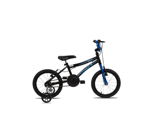 Bicicleta Aro 16 Masculina Atx Preta/azul - Athor
