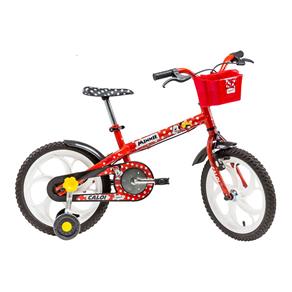 Bicicleta Aro 16 - Minnie - Disney - Vermelho - Caloi