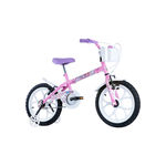 Bicicleta Aro 16 Pinky Branco E Rosa Track Bikes