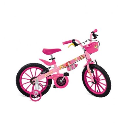 Bicicleta Aro 16 Princesas Disney - Bandeirante 2198 - Brinquedos Bandeirante