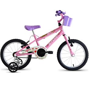 Bicicleta Aro 16 SK-II Fem Rosa