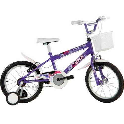 Bicicleta Aro 16 Traxx Girl com Capacete