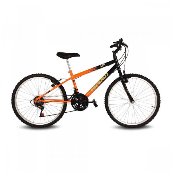 Bicicleta Aro 24 Live Preto e Laranja Verden Bikes VER-10120