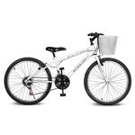 Bicicleta Aro 24 Magie 21v Branca Kyklos