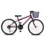 Bicicleta Aro 24 Magie 21v Violeta Kyklos