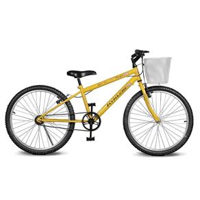 Bicicleta Aro 24 Magie Sem Marchas Amarelo Kyklos - Amarelo