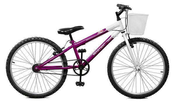 Bicicleta Aro 24 Serena Violeta/branco Masterbike - Master Bike