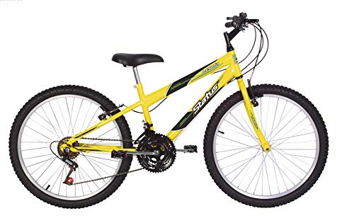Bicicleta Aro 24 Status Lenda (Amarelo)