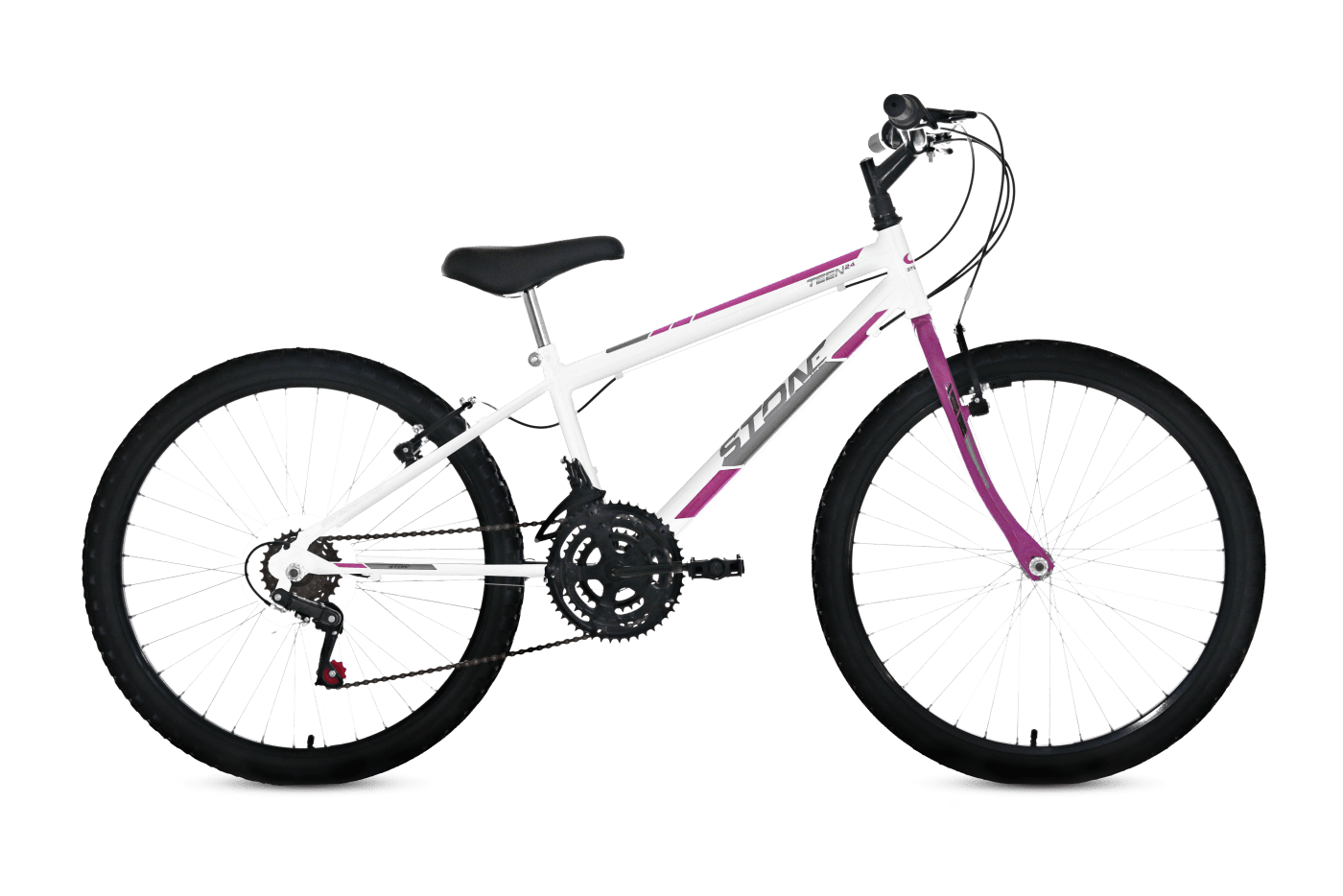 Bicicleta Aro 24 Teen 18V Feminina