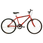 Bicicleta Aro 26 Freios V-Break Quadro Aço Thunder Free Vermelho - Mega Bike