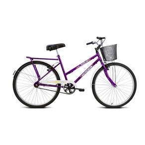 Bicicleta Aro 26 Jolie Violeta e Branco Verden Bikes